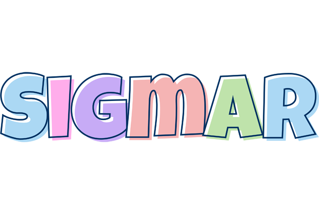 Sigmar pastel logo