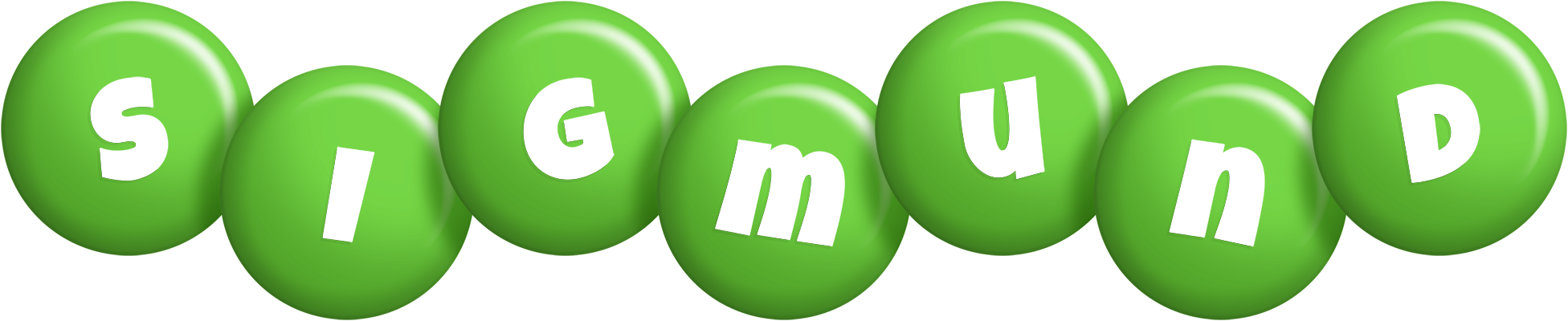 Sigmund candy-green logo