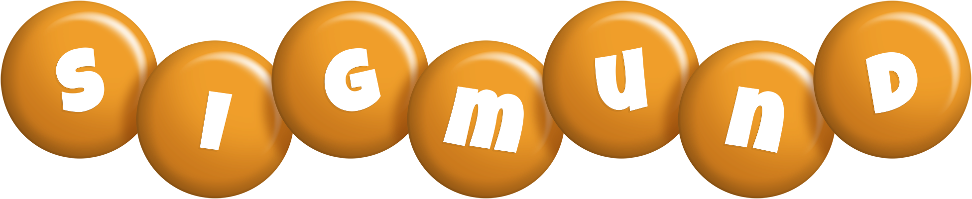 Sigmund candy-orange logo