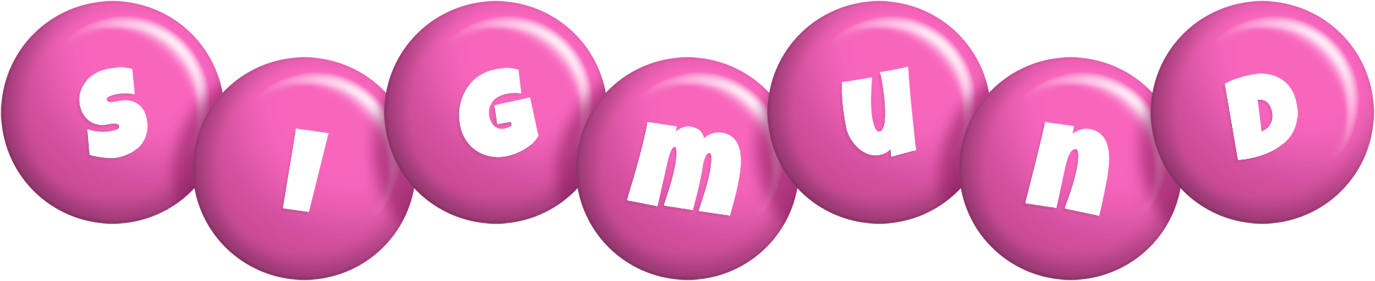 Sigmund candy-pink logo