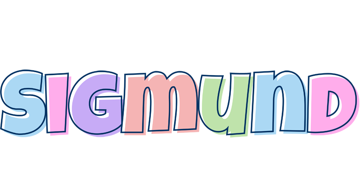 Sigmund pastel logo