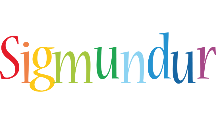 Sigmundur birthday logo