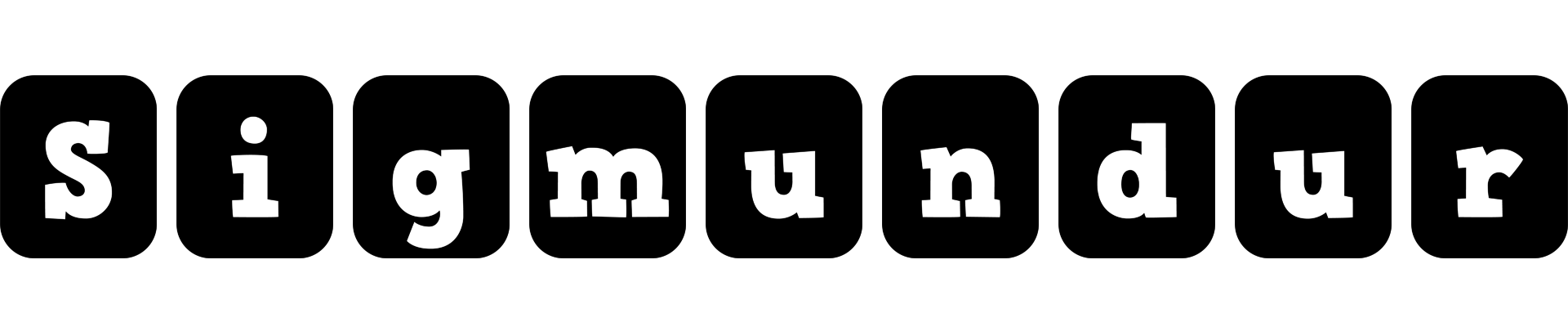 Sigmundur box logo
