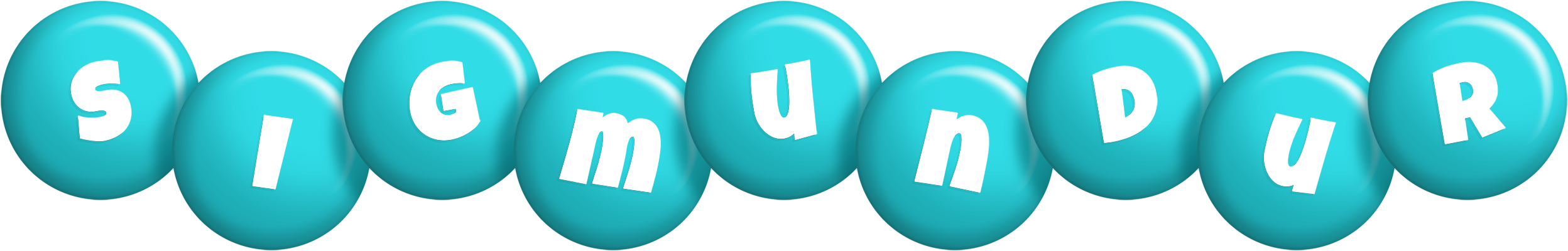 Sigmundur candy-azur logo