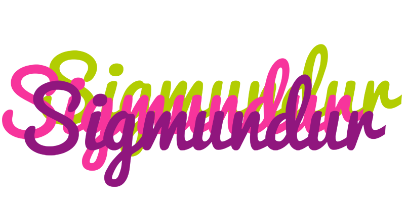 Sigmundur flowers logo