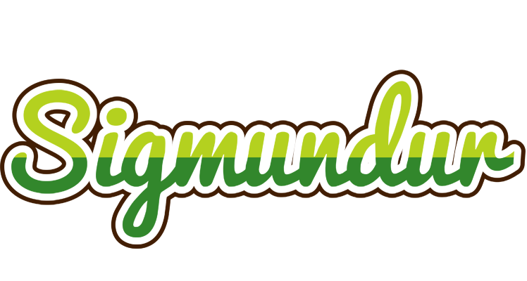 Sigmundur golfing logo