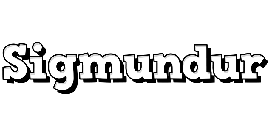 Sigmundur snowing logo