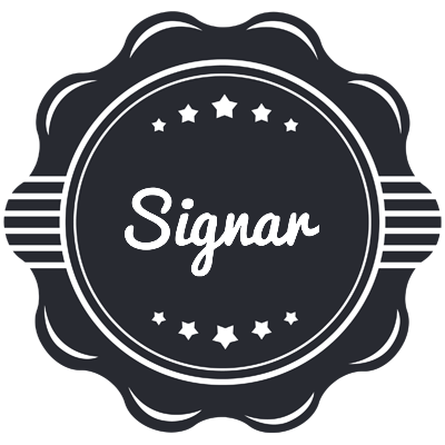 Signar badge logo