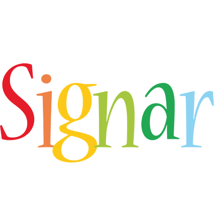 Signar birthday logo