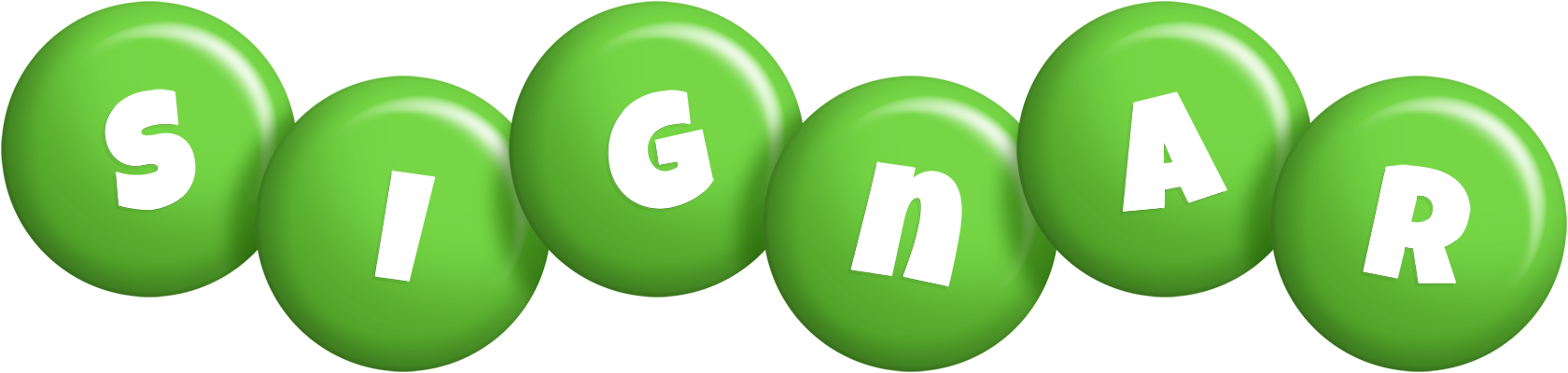 Signar candy-green logo