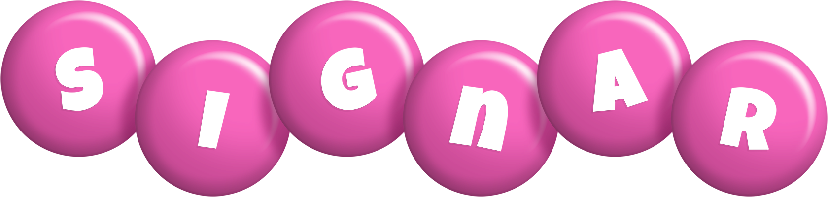 Signar candy-pink logo