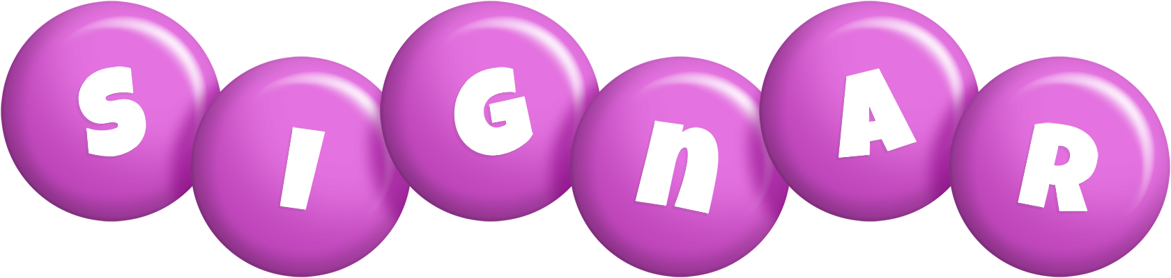 Signar candy-purple logo