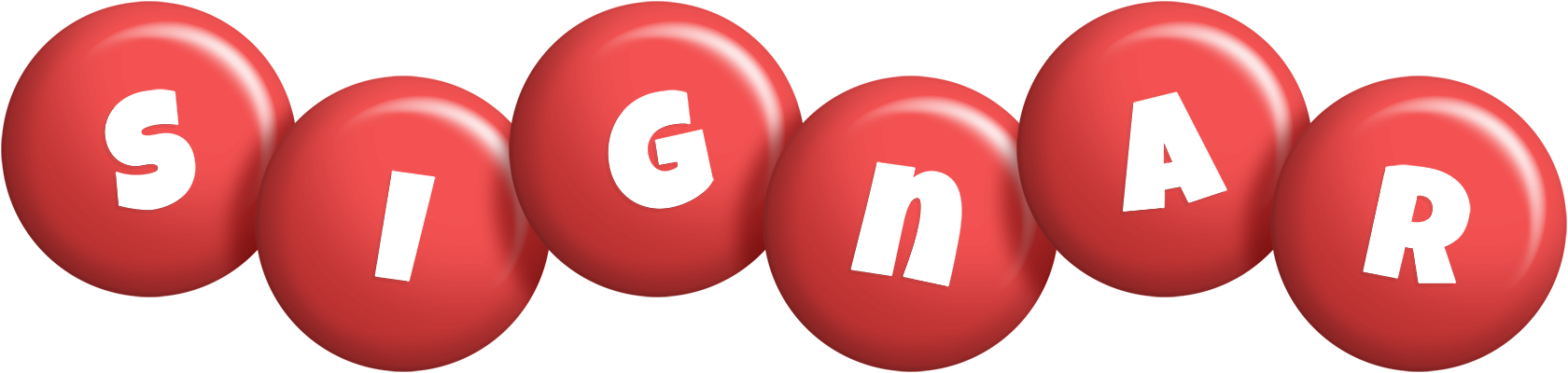 Signar candy-red logo