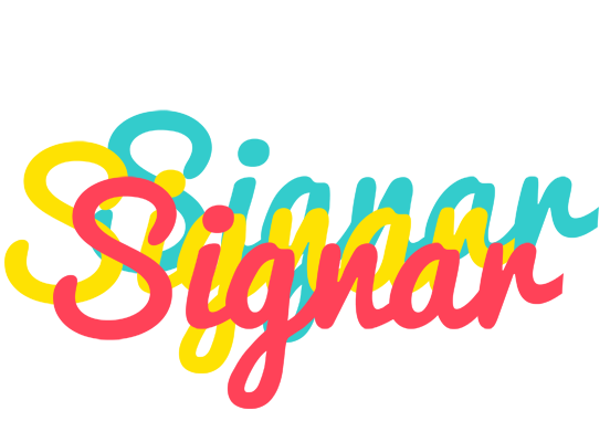 Signar disco logo