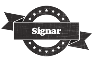 Signar grunge logo