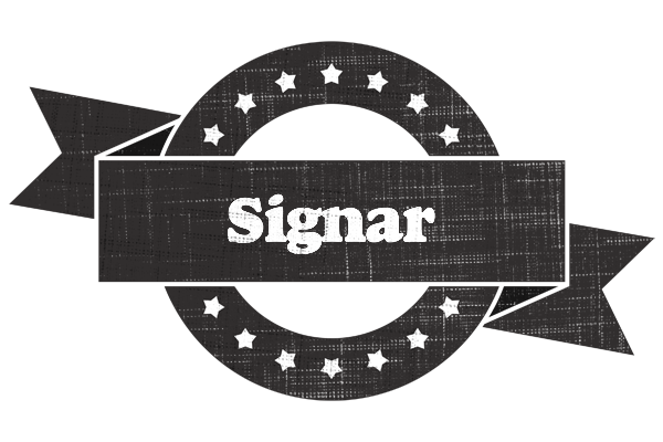 Signar grunge logo