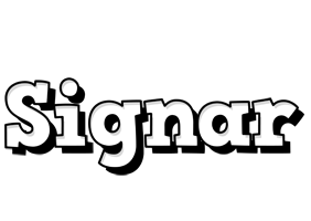 Signar snowing logo