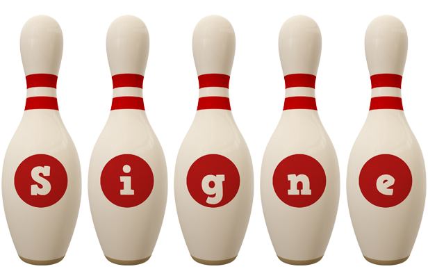 Signe bowling-pin logo