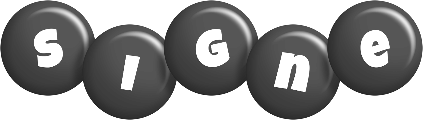 Signe candy-black logo