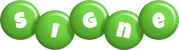 Signe candy-green logo