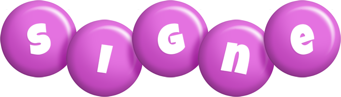 Signe candy-purple logo