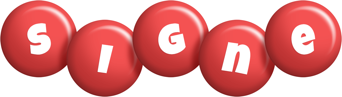 Signe candy-red logo