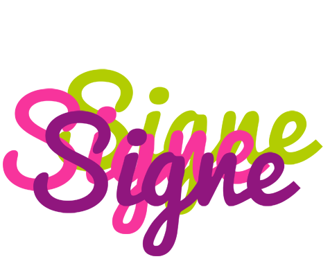 Signe flowers logo