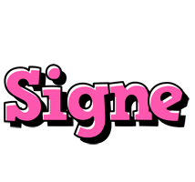 Signe girlish logo