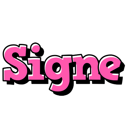 Signe girlish logo
