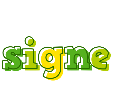 Signe juice logo