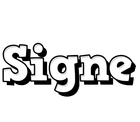 Signe snowing logo