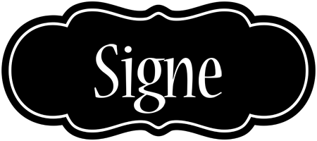 Signe welcome logo