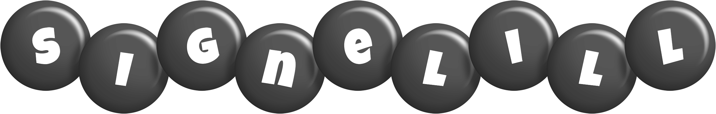 Signelill candy-black logo