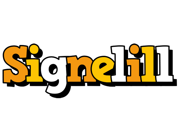 Signelill cartoon logo