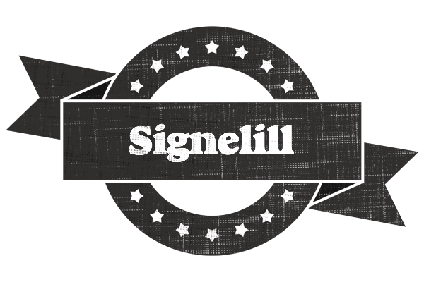 Signelill grunge logo