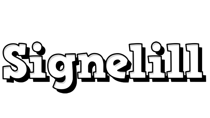 Signelill snowing logo