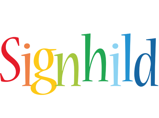 Signhild birthday logo