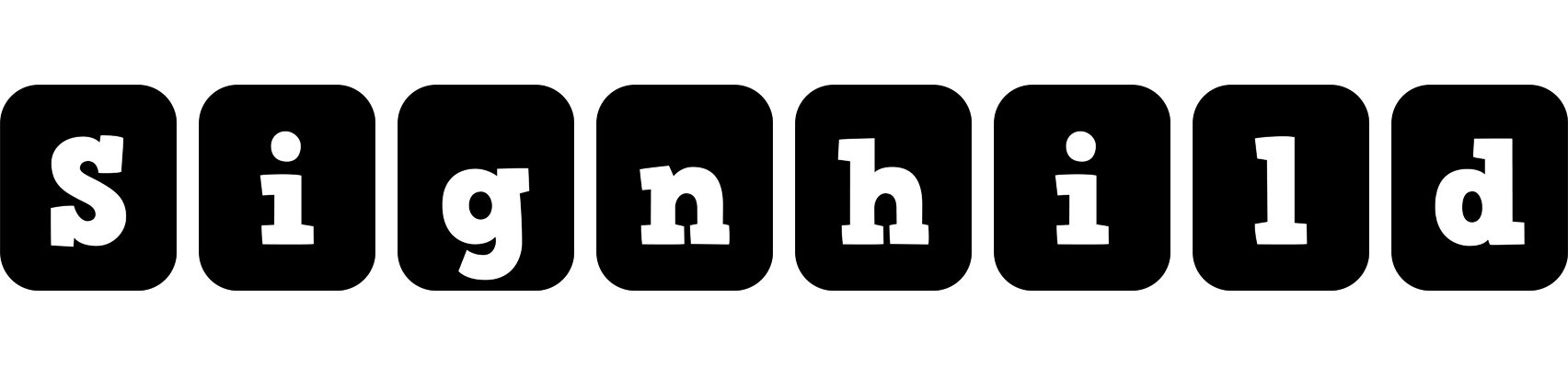 Signhild box logo