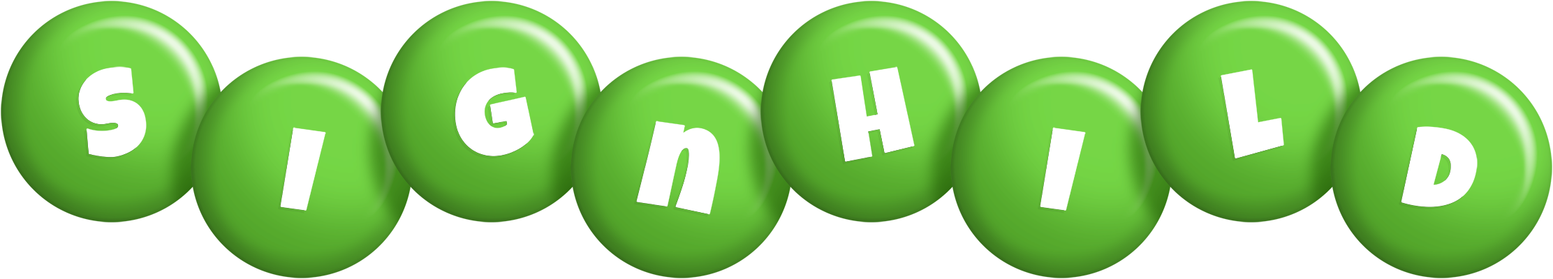 Signhild candy-green logo