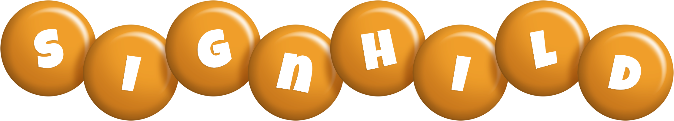 Signhild candy-orange logo