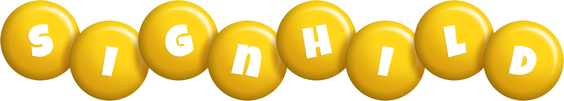 Signhild candy-yellow logo