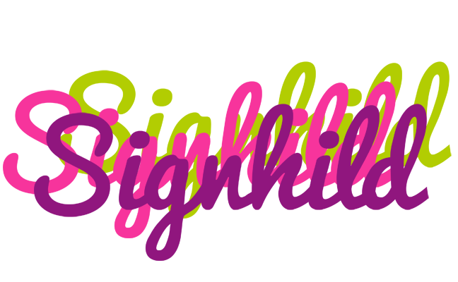 Signhild flowers logo