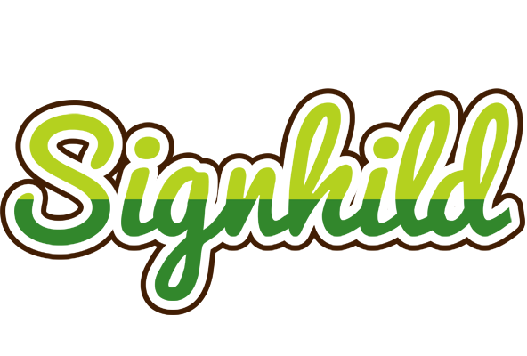 Signhild golfing logo