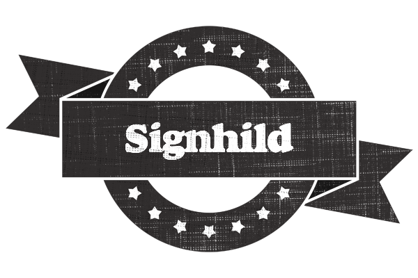 Signhild grunge logo