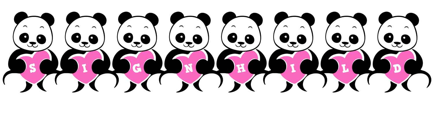Signhild love-panda logo