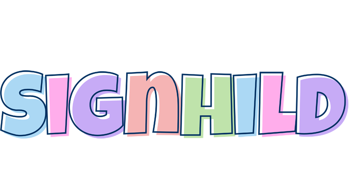 Signhild pastel logo