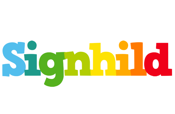 Signhild rainbows logo