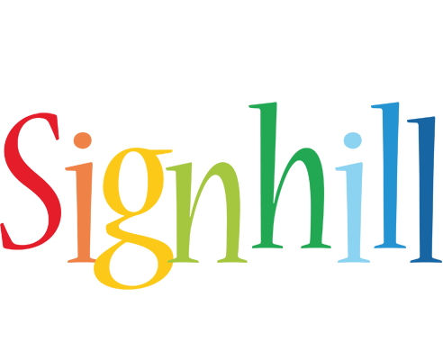 Signhill birthday logo