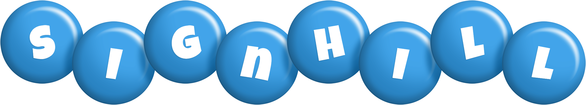 Signhill candy-blue logo