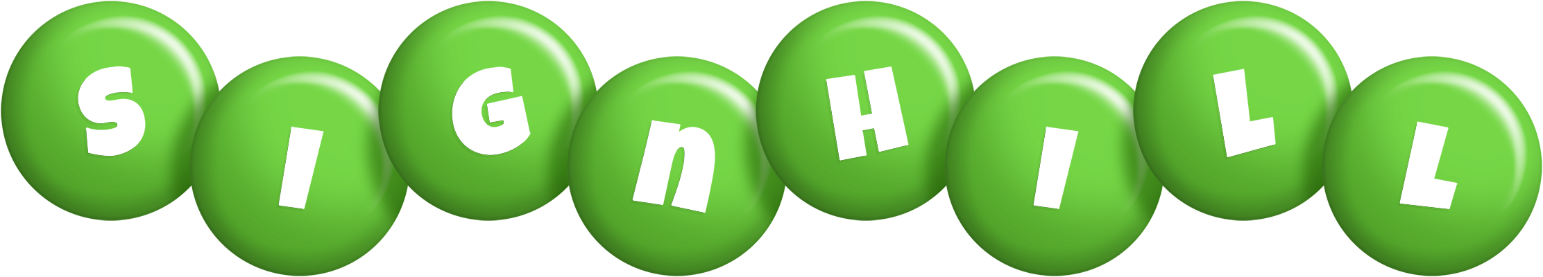 Signhill candy-green logo